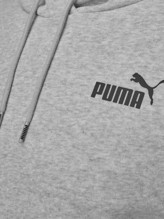 Puma Zwarte ESS Small Logo Hoodie FL - Afbeelding 4