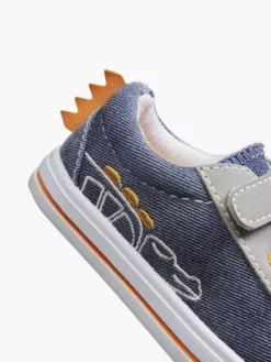 Blauwe Canvas Sneaker Krokodil -Skechers Winkel 2033654 H5