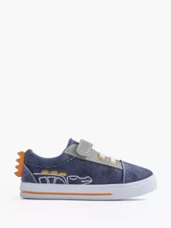 Blauwe Canvas Sneaker Krokodil -Skechers Winkel 2033654 HL1