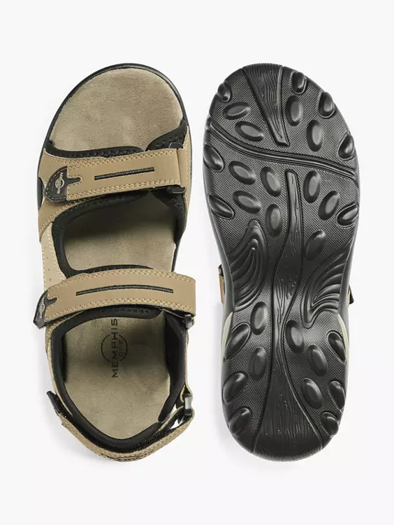 Easy Street Beige Sandaal Klittenband - Afbeelding 3