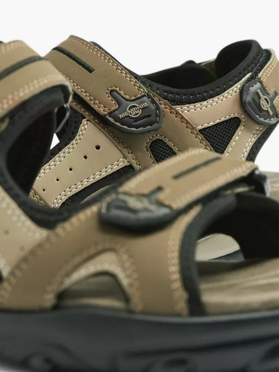 Easy Street Beige Sandaal Klittenband - Afbeelding 5