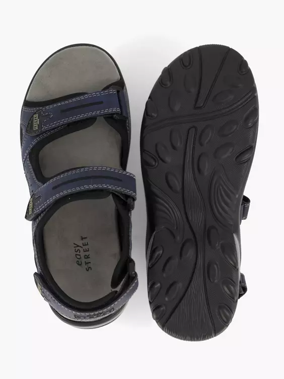 Easy Street Blauwe Sandaal Klittenband - Afbeelding 3