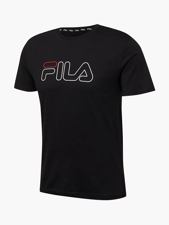 Fila Zwarte Sofades Logo Tee