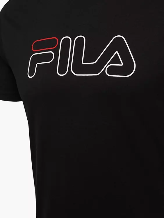 Fila Zwarte Sofades Logo Tee - Afbeelding 3