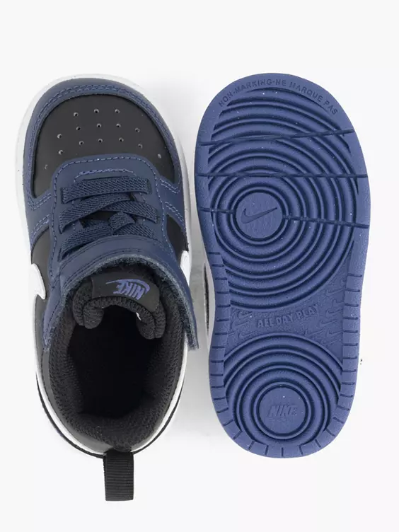 Nike Donkerblauwe Court Borough Low 2 - Afbeelding 3