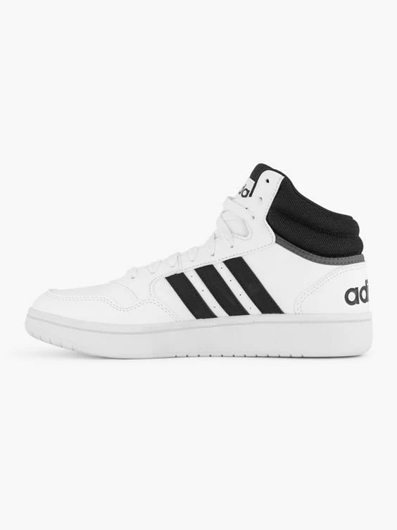 ADIDAS Witte Hoops Mid 3.0 - Afbeelding 2