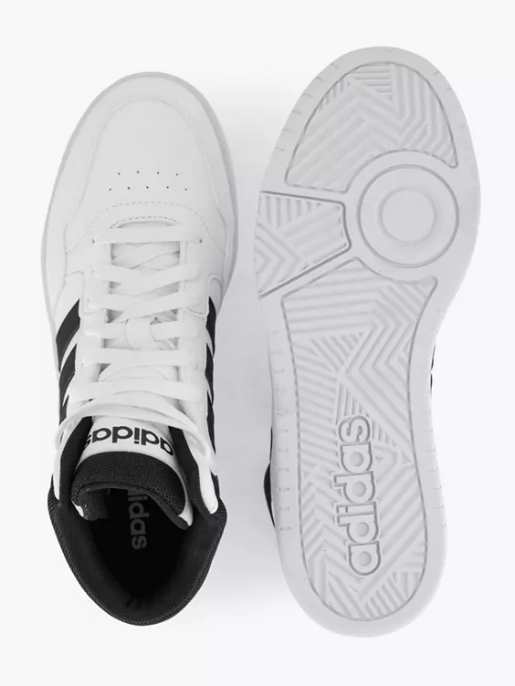 ADIDAS Witte Hoops Mid 3.0 - Afbeelding 3