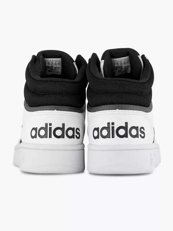 ADIDAS Witte Hoops Mid 3.0 - Afbeelding 4
