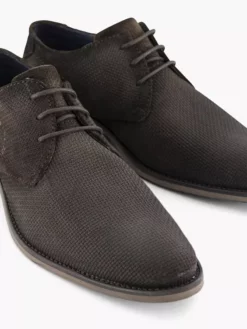 Bugatti Donkerbruine Suède Veterschoen -Skechers Winkel 2108807 H3