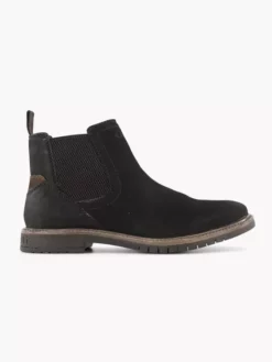 Bugatti Zwarte Leren Chelsea Boot