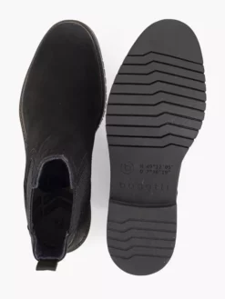 Bugatti Zwarte Leren Chelsea Boot -Skechers Winkel 2108930 H3