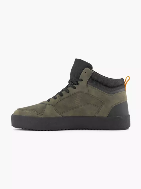 Khaki Halfhoge Sneaker - Afbeelding 2