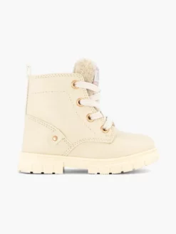 Beige Veterboot Teddy