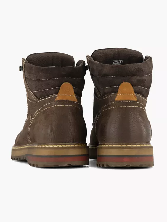 Bruine Leren Veterboot - Afbeelding 4