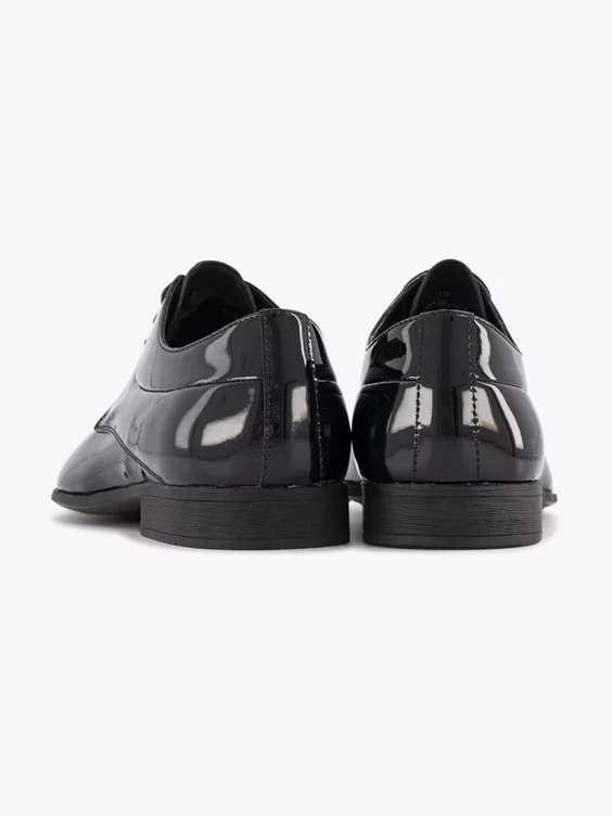 Zwarte Veterschoen Lak - Afbeelding 4