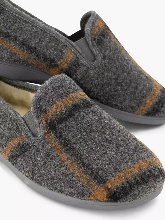 Grijze Pantoffel Ruiten - Afbeelding 5