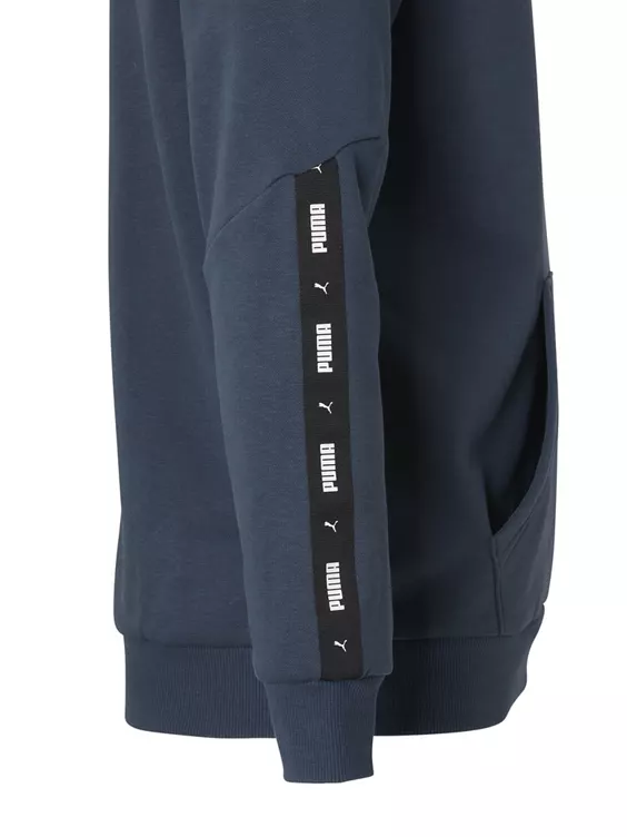 Puma Donkerblauwe ESS+ Tape Hoodie FL - Afbeelding 3