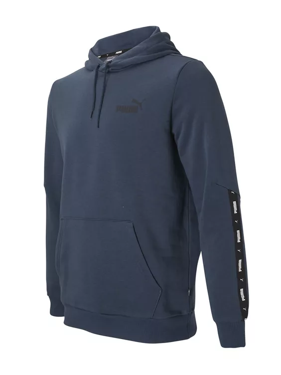 Puma Donkerblauwe ESS+ Tape Hoodie FL - Afbeelding 4