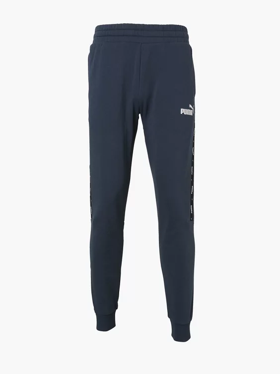 Puma Donkerblauwe ESS+ Tape Sweatpants FL Cl