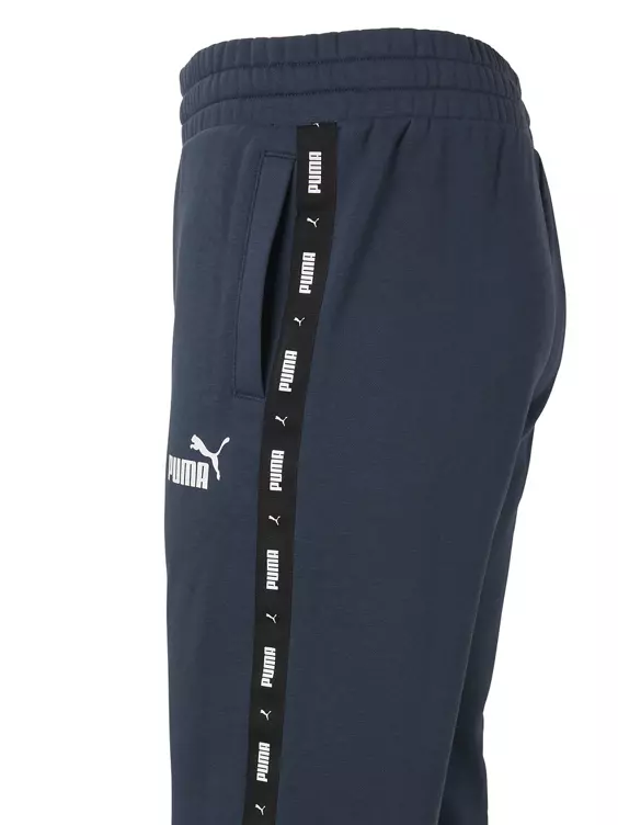 Puma Donkerblauwe ESS+ Tape Sweatpants FL Cl - Afbeelding 3