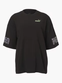 Zwarte Puma Power Monarch Colorblock Tee