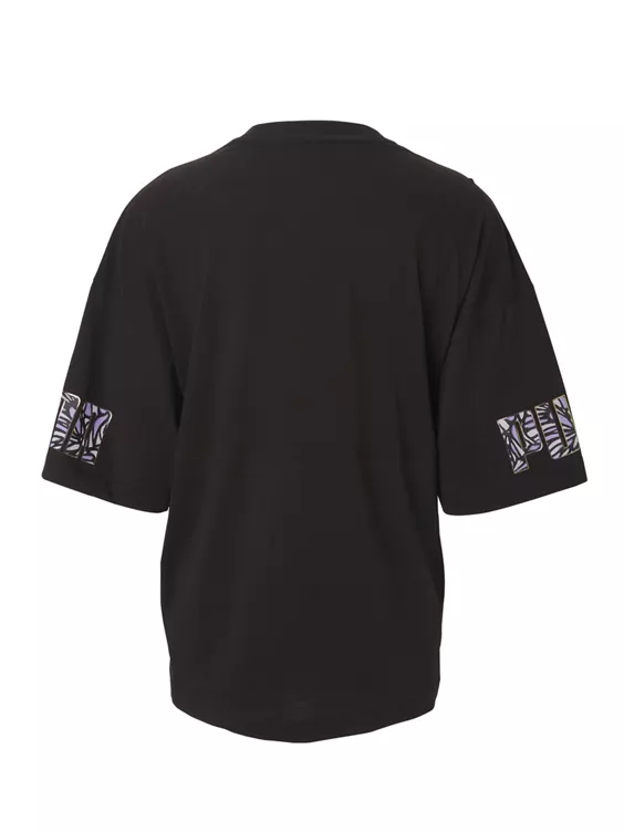 Zwarte Puma Power Monarch Colorblock Tee - Afbeelding 2