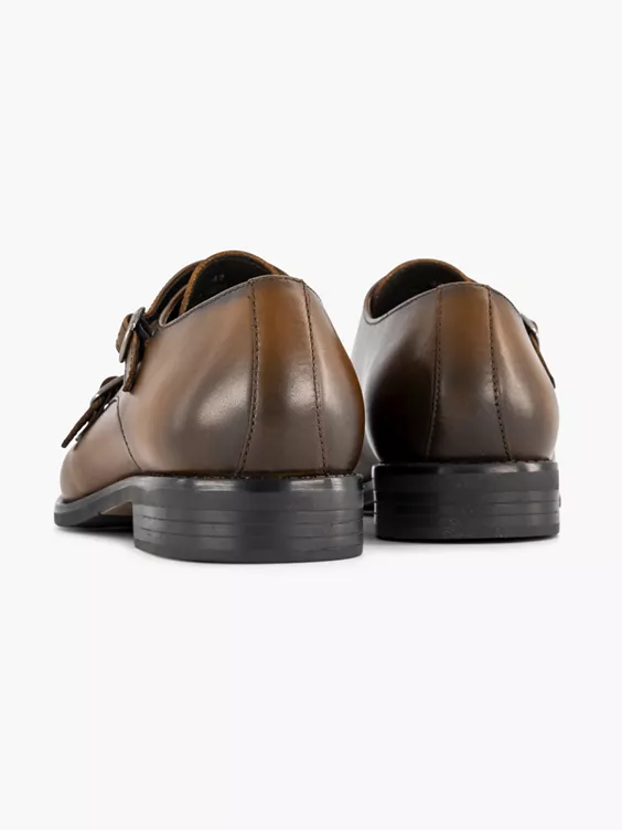 Bruine Leren Instapper - Afbeelding 4