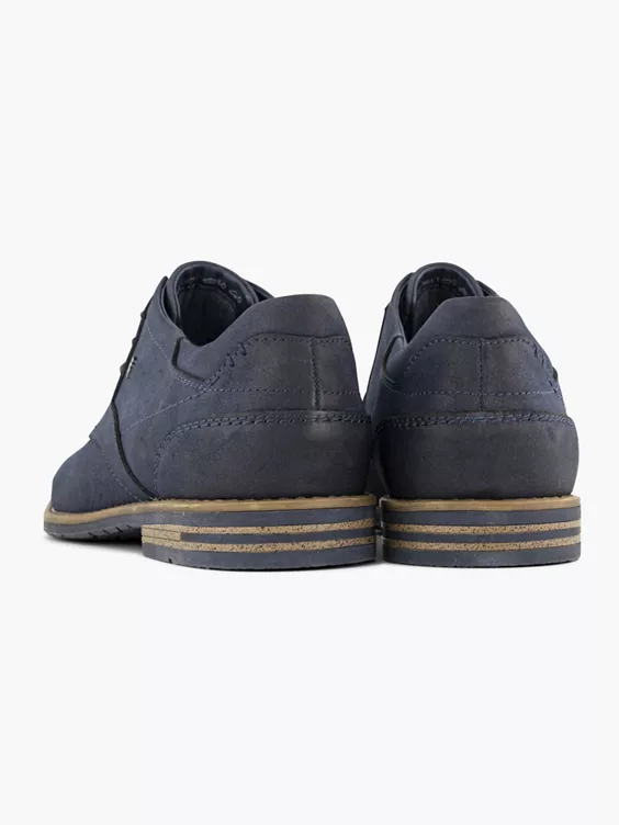 Donkerblauwe Veterschoen - Afbeelding 4