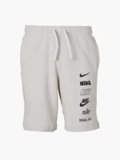 Nike Beige M NK CLUB+ FT SHORT MLOGO
