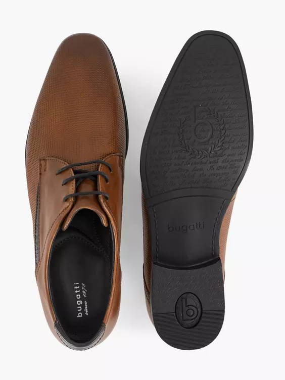 Bugatti Cognac Leren Veterschoen - Afbeelding 3