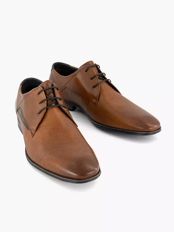 Bugatti Cognac Leren Veterschoen - Afbeelding 5