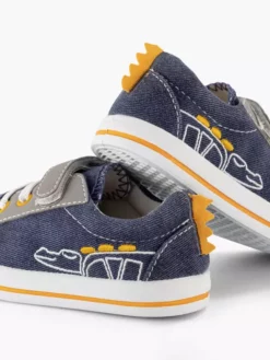 Blauwe Canvas Sneaker Krokodil -Skechers Winkel 2173022 H5