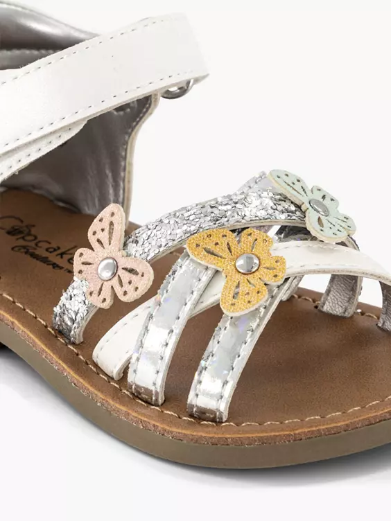 Witte Sandaal Vlinders - Afbeelding 5