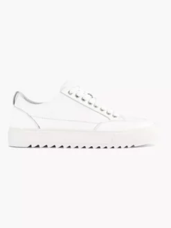 Witte Leren Sneaker