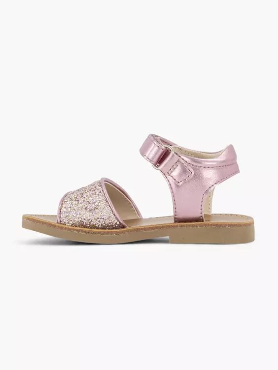 Roze Sandalen Glitters - Afbeelding 2