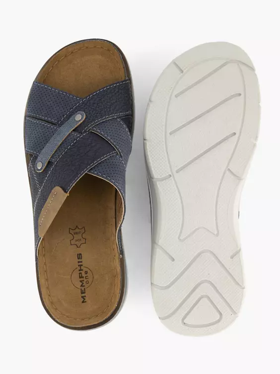 Donkerblauwe Sandaal - Afbeelding 3