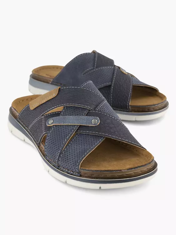 Donkerblauwe Sandaal - Afbeelding 5