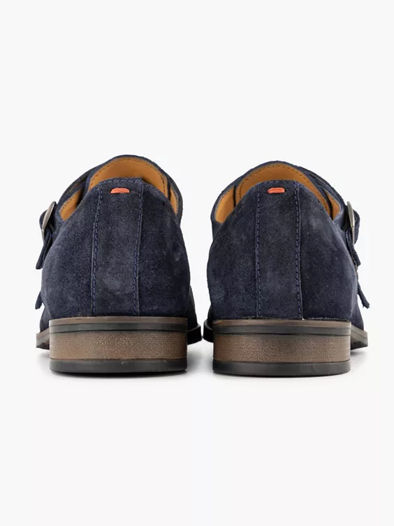 Blauwe Suéde Instapper Gespen - Afbeelding 4