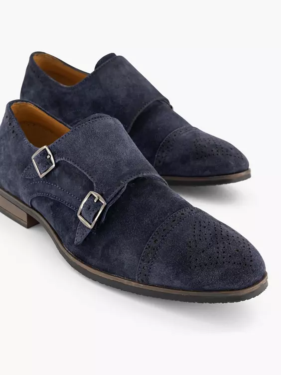 Blauwe Suéde Instapper Gespen - Afbeelding 5