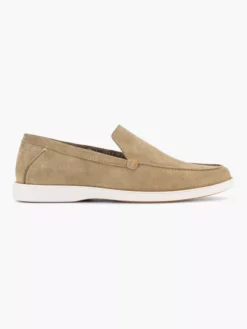 Beige Suéde Loafer