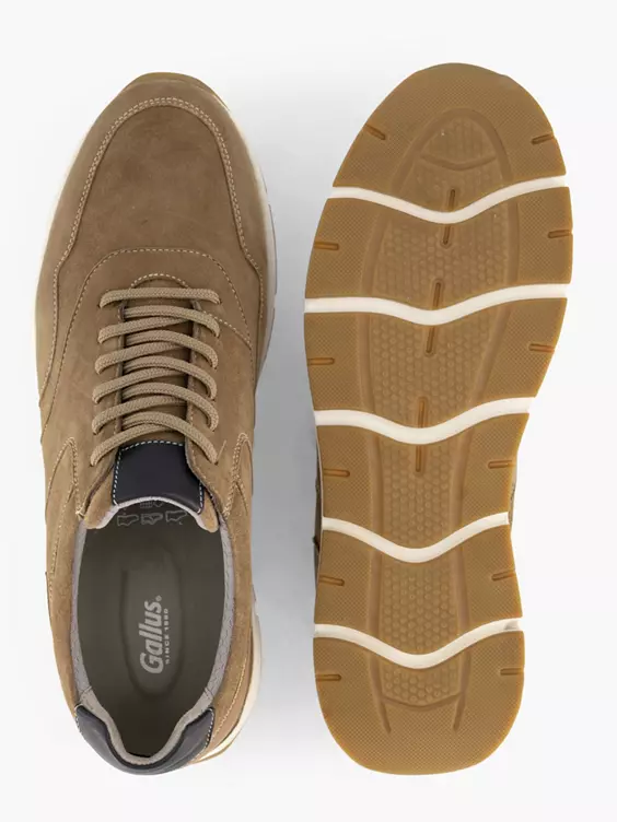 Bruine Suéde Sneaker - Afbeelding 3