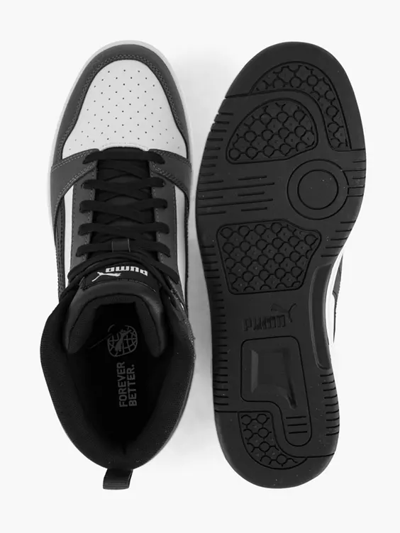 Puma Zwart/ Witte Rebound V6 - Afbeelding 3