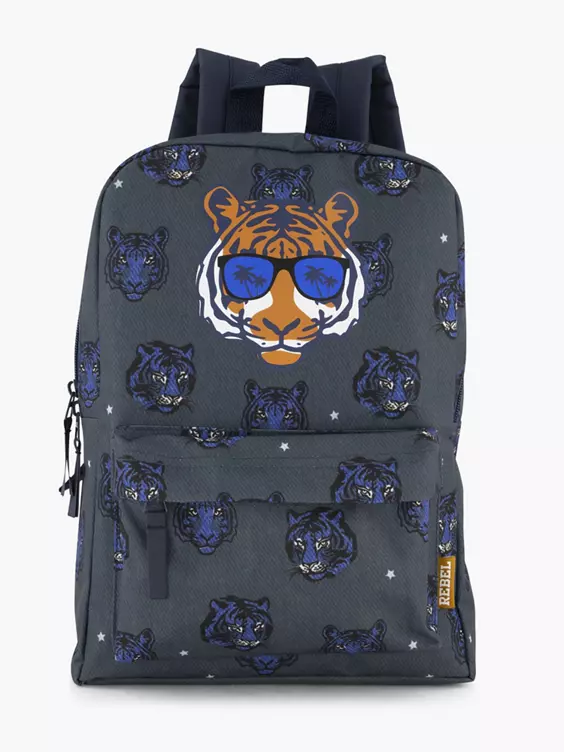 Donkerblauwe Rugzak Tijger
