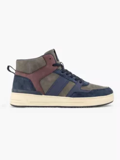 Donkerblauwe Hoge Sneaker