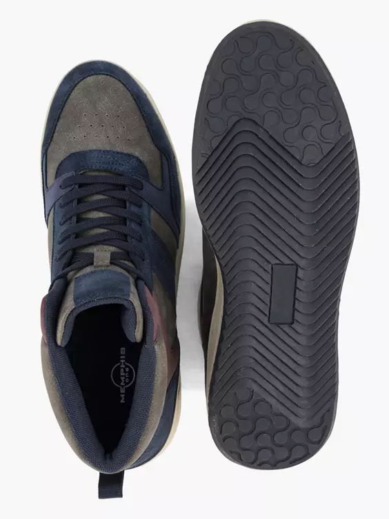 Donkerblauwe Hoge Sneaker - Afbeelding 3