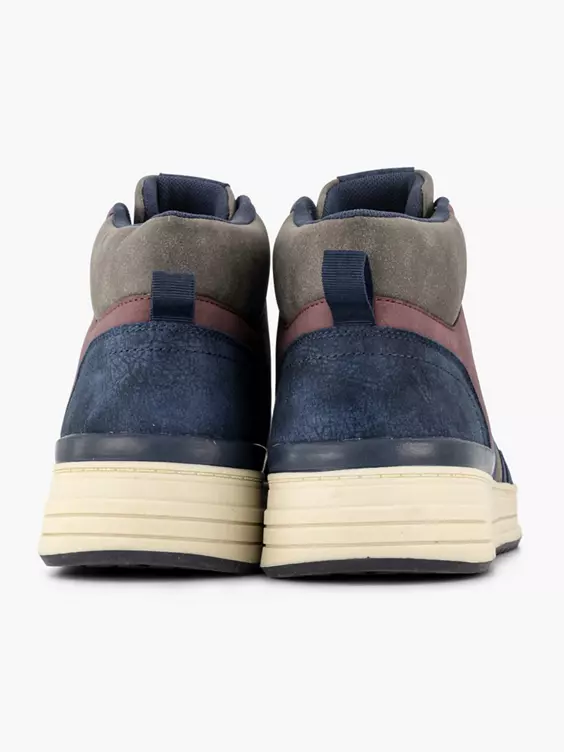 Donkerblauwe Hoge Sneaker - Afbeelding 4