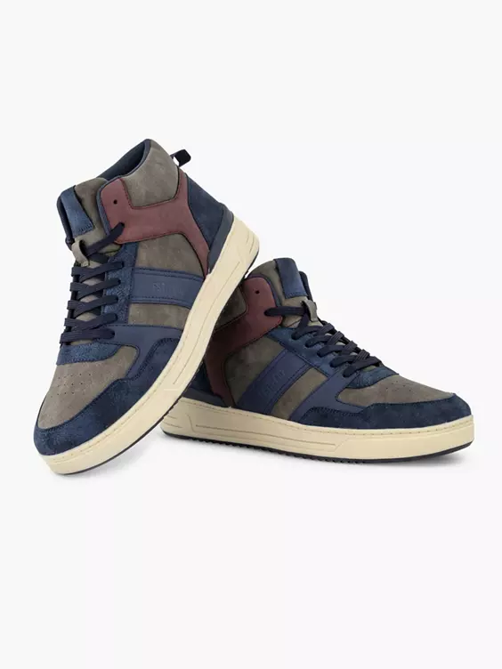 Donkerblauwe Hoge Sneaker - Afbeelding 5