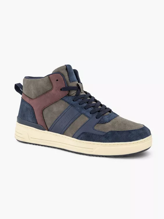 Donkerblauwe Hoge Sneaker - Afbeelding 6