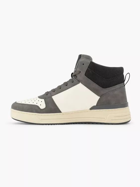 Donkergrijze Hoge Sneaker - Afbeelding 2