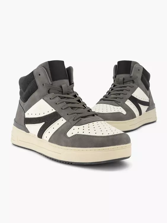 Donkergrijze Hoge Sneaker - Afbeelding 5